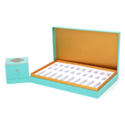 Cajas de empaquetado cosméticas basado y de la tapa azules de la cartulina grande para el aceite esencial