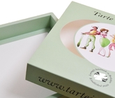 Empaquetado de desplazamiento del chocolate de la boda de las cajas de regalo del cajón de la cartulina verde
