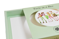 Empaquetado de desplazamiento del chocolate de la boda de las cajas de regalo del cajón de la cartulina verde