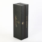 La hoja de oro personalizó el whisky Brandy Boxes Packing de la caja de Gin Single Wine Bottle Gift