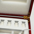 Cosmético y caja rígidos hechos a mano de lujo del equipo del skincare con la bisagra y el armario