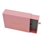 Los recortes embuten DIY que resbala la cartulina rígida rosada de las cajas de regalo del cajón 120g