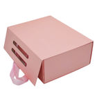 Lujo magnético plegable de encargo del regalo del plegamiento de la cartulina de la caja PMS con la cinta ISO9001