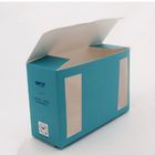 El anuncio publicitario acanalado de papel azul de ISO9001 CMYK encajona a Toy Boxes de encargo