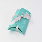 Cajas de regalo azules de la joyería de la cartulina de Crepack EVA Ring Paper Earrping Pendant Box con la cinta