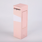 La sola botella rosada perfuma las cajas de empaquetado cosméticas con el parte movible pica interior