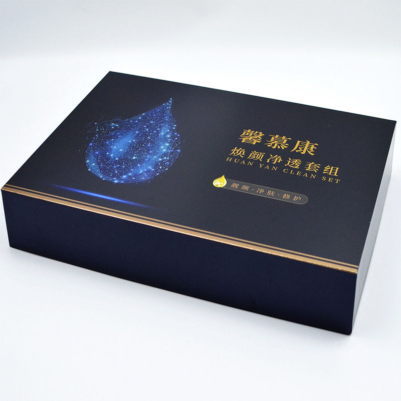 El cosmético de EVA Insert Luxury Gift Boxes anunció textura de la presentación