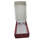 El rectángulo de empaquetado de la caja del solo vino plegable modifica la impresión para requisitos particulares