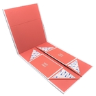 Cajas de regalo de lujo de Papercard del rosa fijadas para el cumpleaños de las graduaciones de las bodas