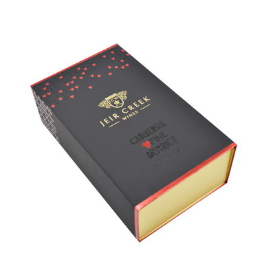 comprar Caja de regalo de vino plegable de champán Caja de regalo magnética rígida online manufacture