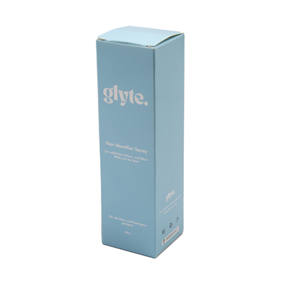 comprar Caja de embalaje reciclable azul para cosméticos con impresión UV e inserción de EVA personalizable online manufacture