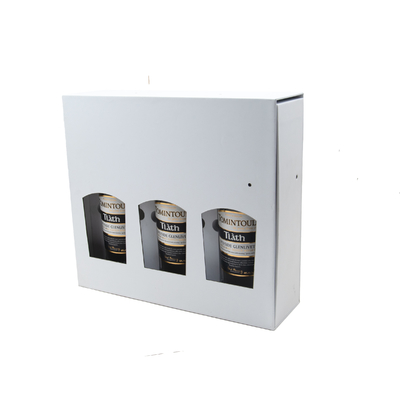 comprar Cajas de regalo de vino personalizables de papel kraft reciclable para 3 botellas de cartón corrugado online manufacture