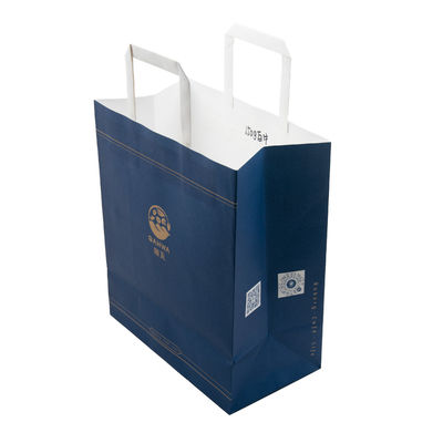 comprar Bolsa de regalo con asa y logotipo impreso para embalaje y bolsas de papel para compras de tiendas de ropa online manufacture