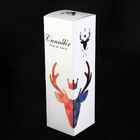 caja de regalo de la botella de vino 250g Artpaper plegable solo Champagne Whisky Alcohol Packaging Box