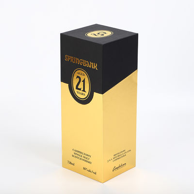 comprar Cierre magnético de la cartulina de la caja de Flip Top Wine Bottle Gift del licor online manufacture