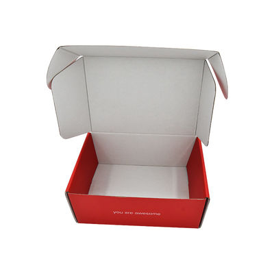 comprar El pequeño plegamiento rojo robusto de Kraft acanaló las cajas del anuncio publicitario para la ropa online manufacture