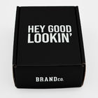 Las pequeñas cajas acanaladas de envío del anuncio publicitario para los zapatos modificaron el color para requisitos particulares rápido montan