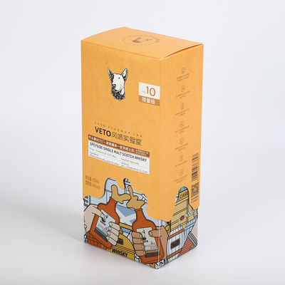 comprar Caja inferior personalizada Artpaper de la cerradura del desplome de la vodka que graba en relieve con la cerradura del tenedor del cuello de la manga online manufacture