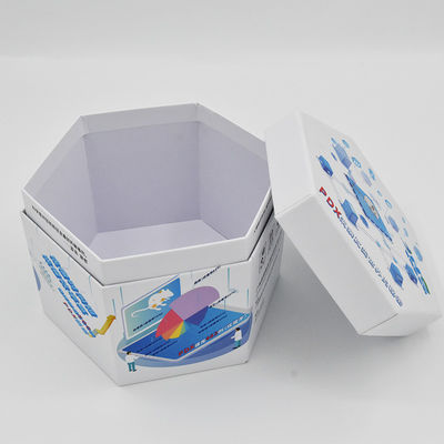 comprar Tamaño de lujo de las cajas de regalo de la cartulina hexagonal CMYK Custoimzed online manufacture