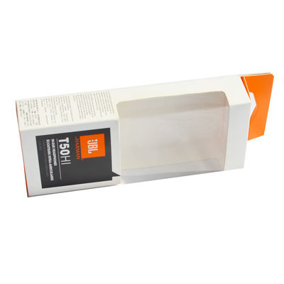 comprar Caja de empaquetado de los CDR cartón de CMYK de la caja electrónica de la ejecución con la ventana clara online manufacture