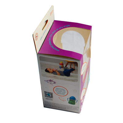 comprar Color plegable claro colgante de la caja de ventana que empaqueta Pantone con el jefe de los estantes online manufacture