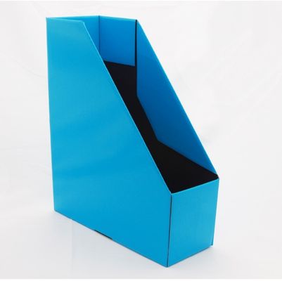 comprar Laminación brillante azul de Collapsibile EN71 del plano 340m m de la mesa de fichero del organizador acanalado del almacenamiento online manufacture
