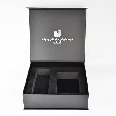comprar El coche perfuma las cajas rígidas del cierre magnético que el libro negro de encargo de lujo de la PU del cuero forma hecho a mano online manufacture