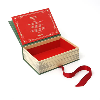 comprar Las cajas de regalo de lujo de las vacaciones 3D surgen con el cierre magnético del lazo de la cuerda online manufacture