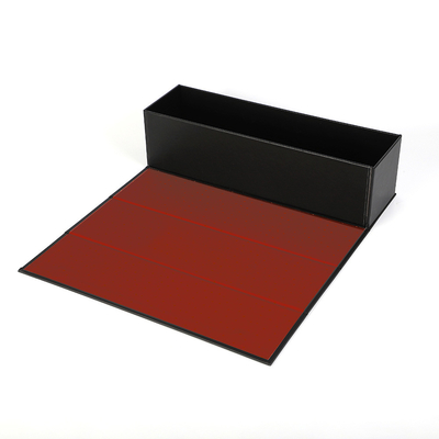 comprar El solo negro de empaquetado de la manija de la caja de regalo de la botella de vino acanala para Champán online manufacture