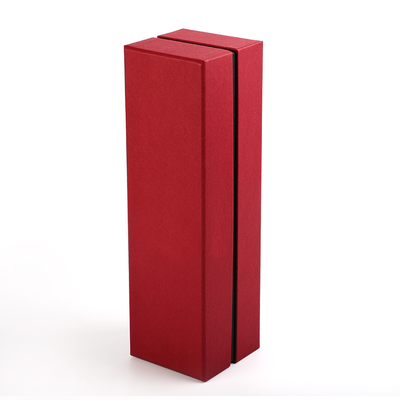 comprar Cajas de regalo de lujo de madera MDF con bisagras pequeñas envueltas en cuero de PU online manufacture