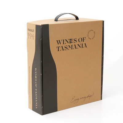 Exquisita impresión de cierre magnético botella de vino caja regalo botella de vino caja de presentación