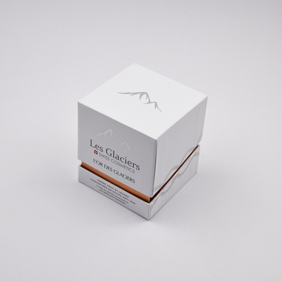 Cajas de papel cosmético reciclable con logotipo personalizado