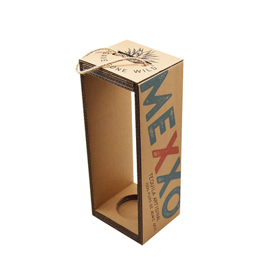 Caja de almacenamiento de exhibición de lujo personalizada para una sola botella de vino, whisky y champán, cajas de papel premium