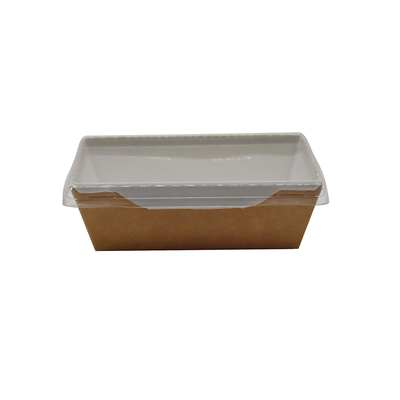 Caja de papel desechable Kraft para almuerzo de pollo ecológica y personalizada para alimentos calientes y frutas