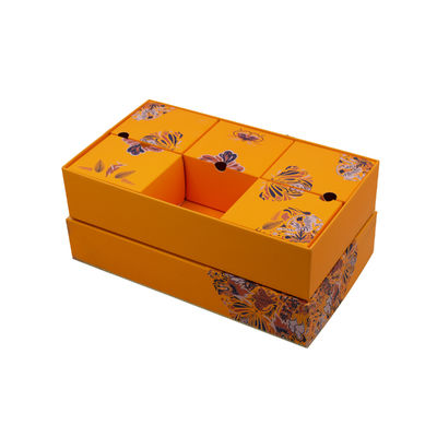 Caja de regalo de lujo de alta gama ecológica de tamaño personalizado y caja de cartón rígido para envasado de alimentos