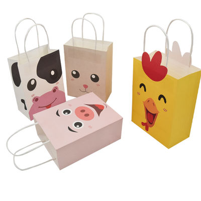 Impresión de papel de encargo Eco del FCS Cmyk de los bolsos que hacen compras del arte amistoso