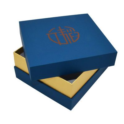 La cartulina calificó la caja de regalo pre envuelta la parte inferior de empaquetado de seda de dos tapas
