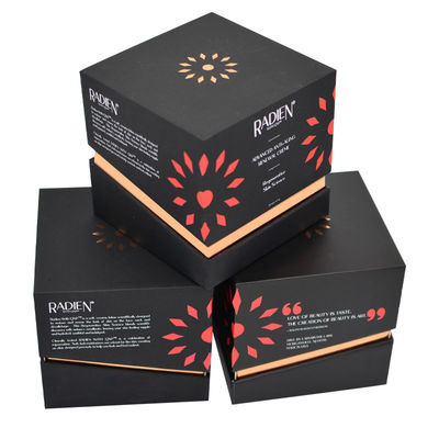 Tinta rígida de empaquetado cosmética de la despedregadora de las mujeres de los hombres del FSC de las cajas de la crema de cara externa